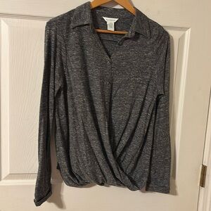 Sundance long sleeve knit blouse size small